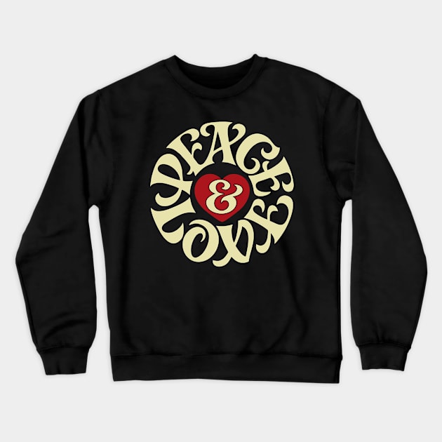 PEACE N LUV Crewneck Sweatshirt by WISHLEAKS